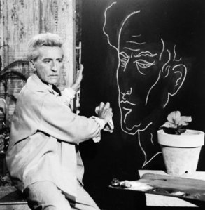 Jean Cocteau by Lucien Clerge, 1959