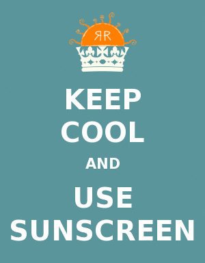wear sunscreen