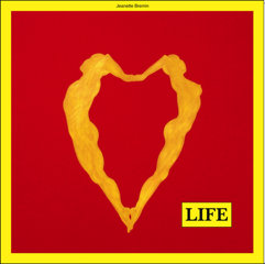 A painting from the traveling exposition LIFE and the book LIFE. Ill: private