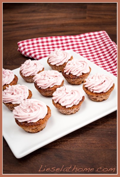 Pink raspberry cupcakes