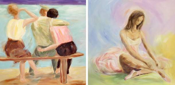 Left: The American Soldier. Right: A Broken Dream.