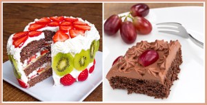 Fancy chocolate cakes