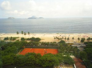 But the view was lovely