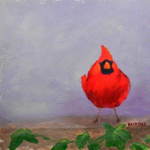 Northern Cardinal by Sue Ellen Eatrides