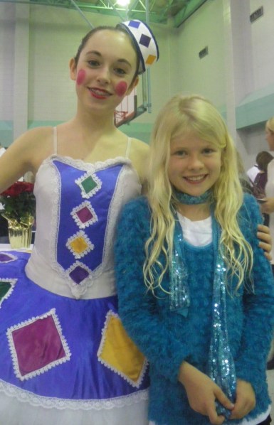 Good memories: backstage at the Houston Opera after the Nutcracker